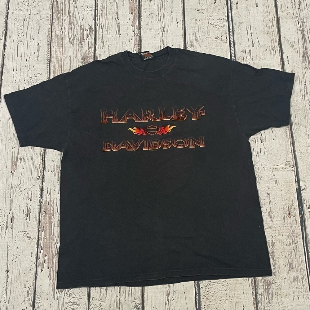 Vintage Harley - Davidon Motorcycles Iowa 2000 Tee Top Shirt
